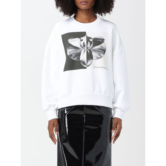 Alexander Mcqueen Sweatshirt Woman White